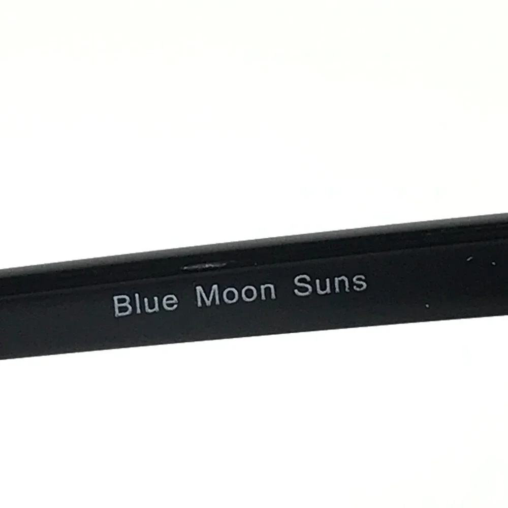 Blue Moon Sunglasses BMS7003 BK Shiny Black Frames w/ Dark Gray Polarized Lenses